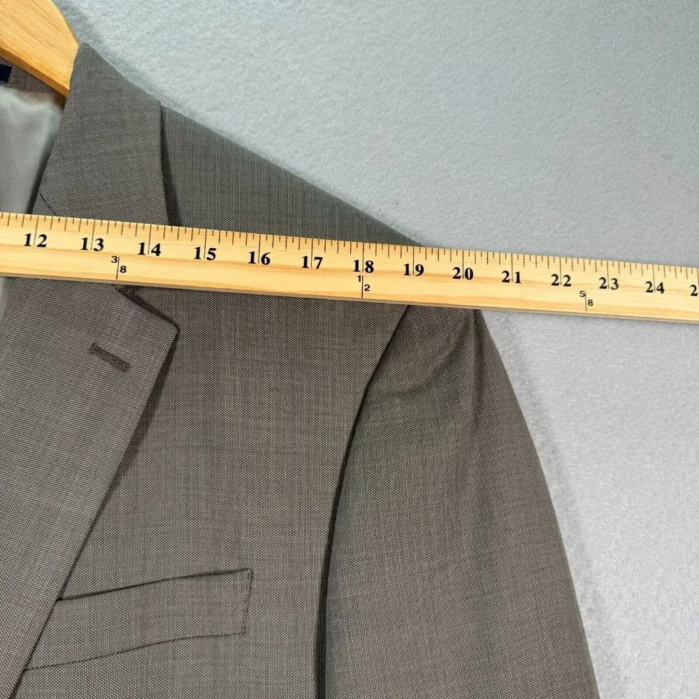 Ralph Lauren Blazer Coat Jacket‎ Mens 46 Brown Dillards Formal Casual Wool Suits